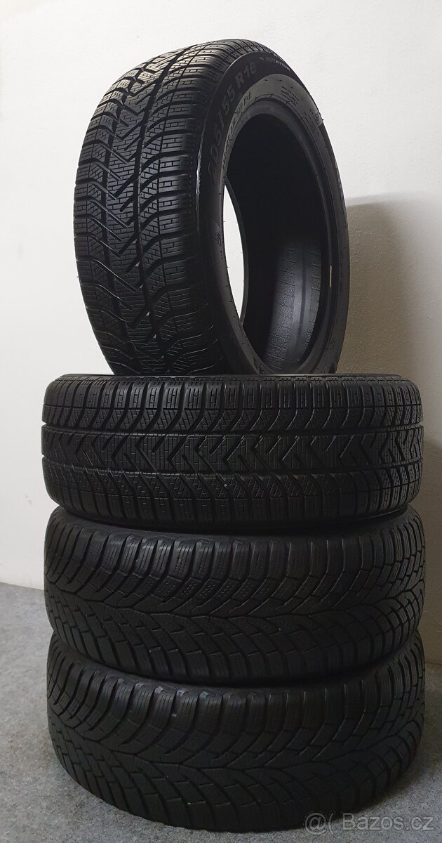 4x -- 205/55 R16 Zimní sada pneu Pirelli / Continental --