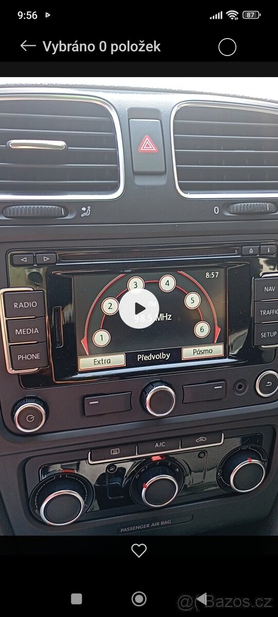 Prodám Autoradio na díly na Golfa VI