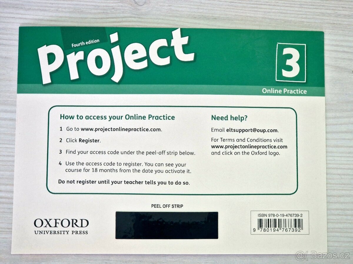 Oxford Project 3 Online Practice licence key doprava jen 19,