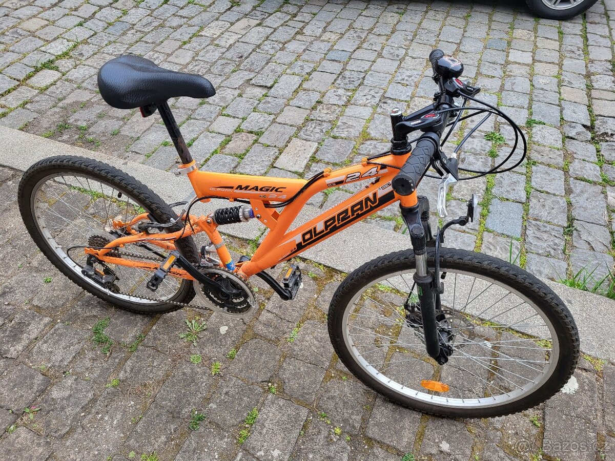 Celeodpružené dětské kolo vel 24"