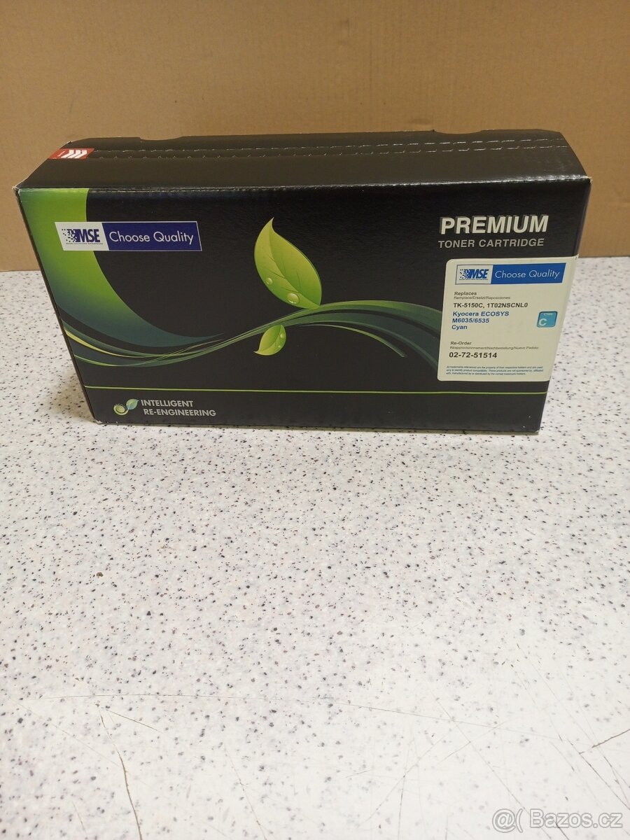 Toner MSE TK5150-C do tiskárny Kyocera M6035, 6535, ...