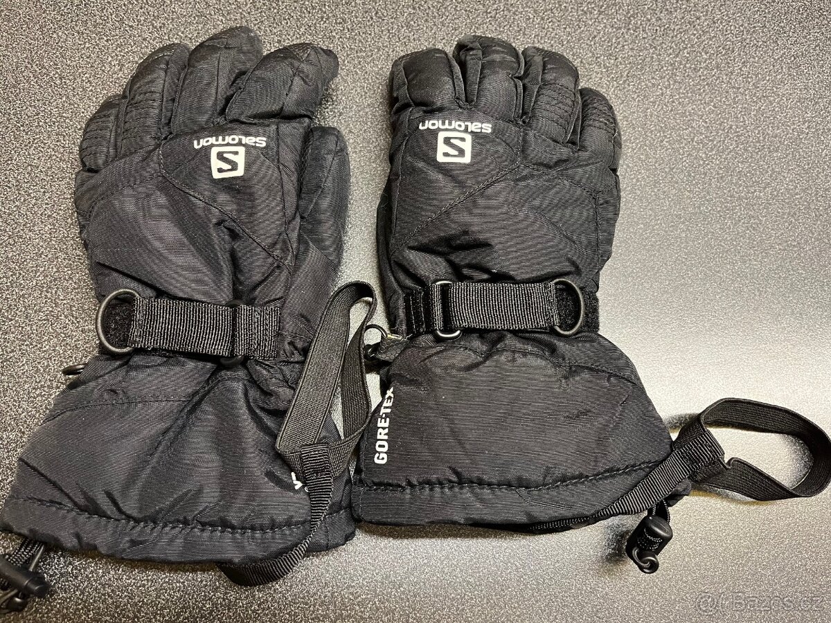 Zimní dětské rukavice Salomon Goretex, vel. S