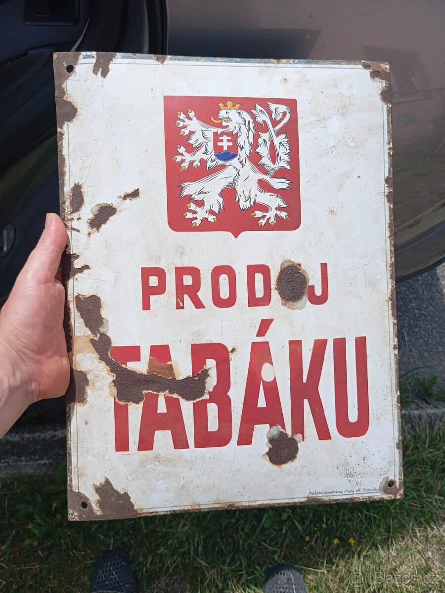 Smaltovaná cedule