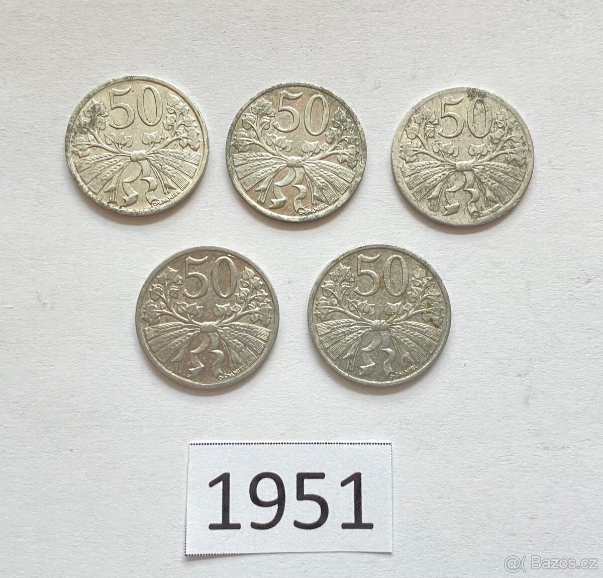 MINCE 50h 1951 ČESKOSLOVENSKÁ REPUBLIKA