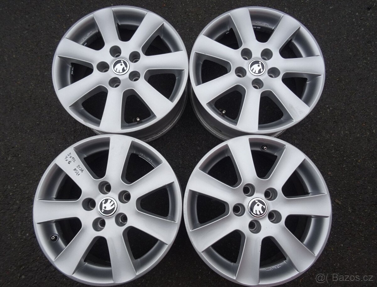 Alu disky na Škoda, VW , 16", 5x112, ET 38, šířka 7J
