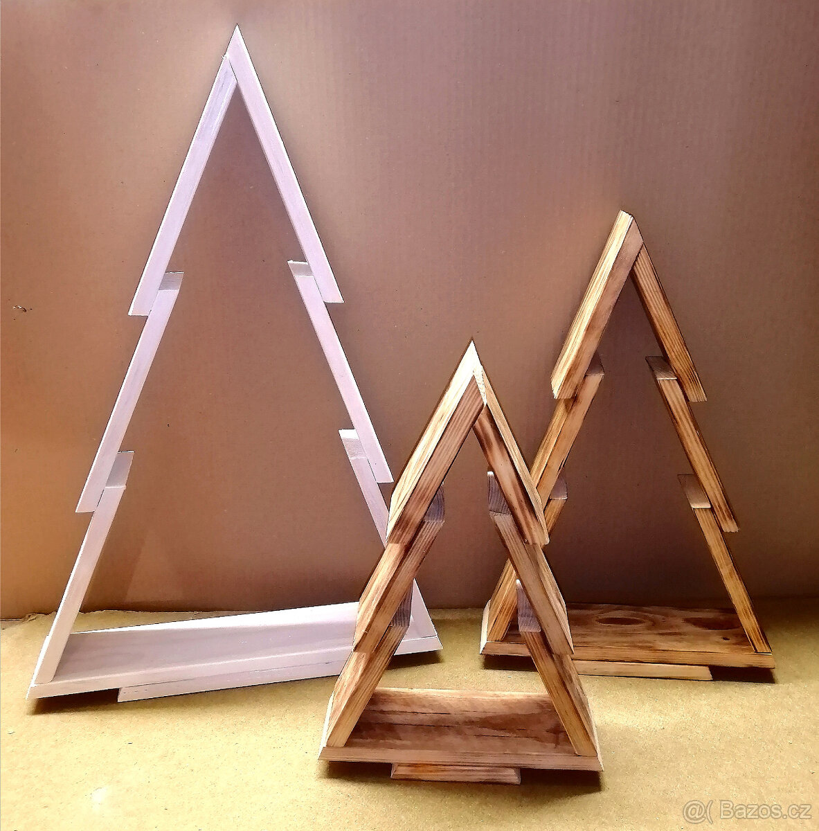 Vánoční dřevěny stromek