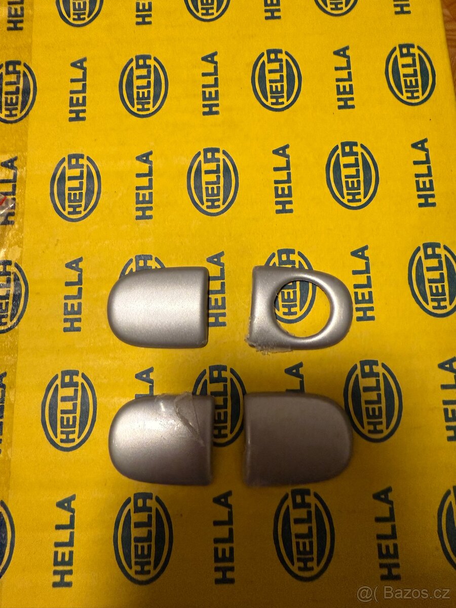 Nové stříbrné krytky klik s 3M páskou na VW, Škoda