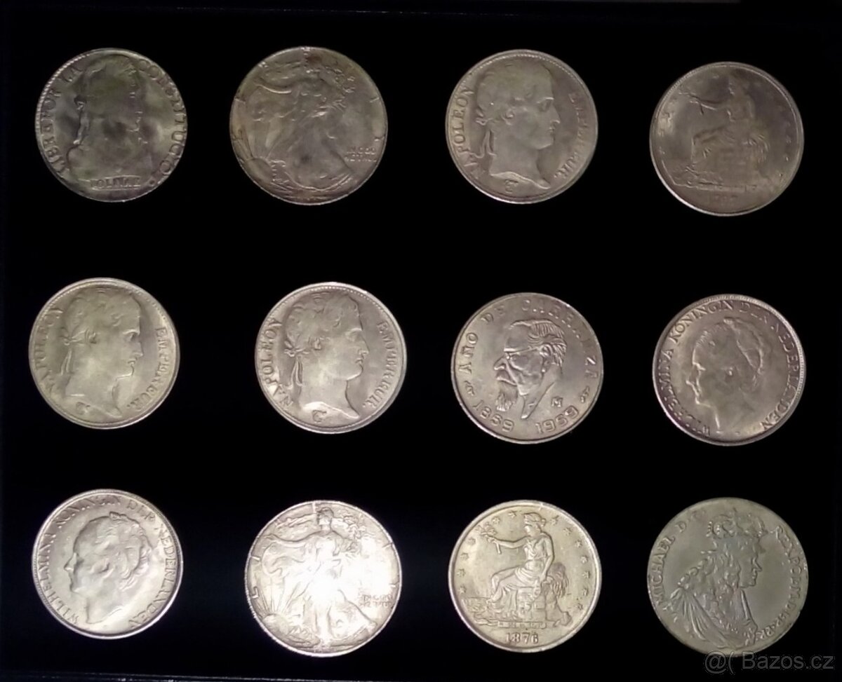 Mince , krabice od starých zápalek