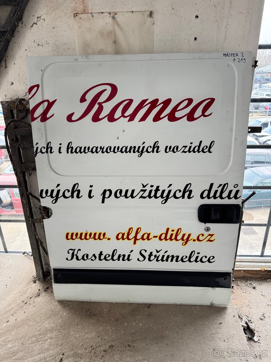 Renault Master 2, pravé posuvné dveře