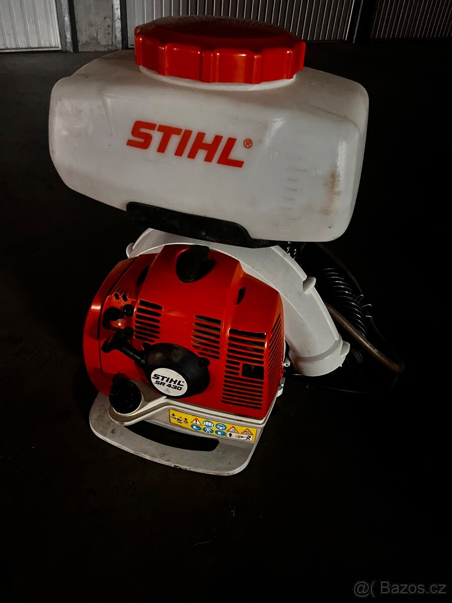 Stihl sr 430 zánovní rosič postřikovač