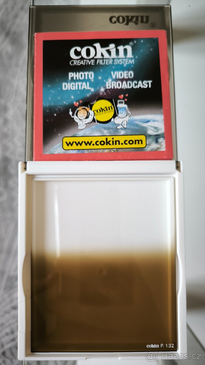 Prodám málo používaný žlutý přechodový filtr Cokin Y1 P132