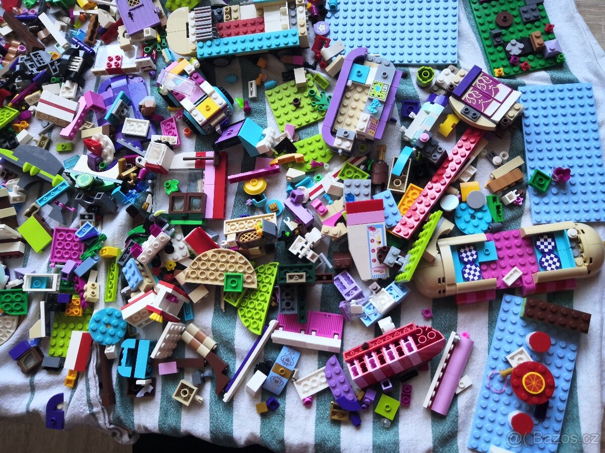 Holčičí Lego + podložka 38x38 cm, malé podložky