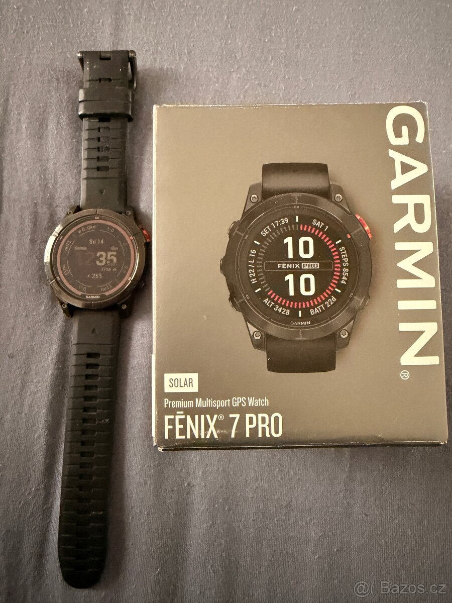 Prodám Garmin Fenix 7 PRO Solar