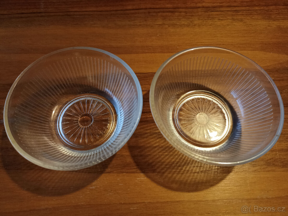 Retro kompotová miska 2 ks