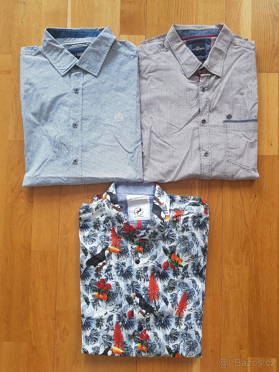 Pánské košile s krátkým rukávem / polokošile - nové