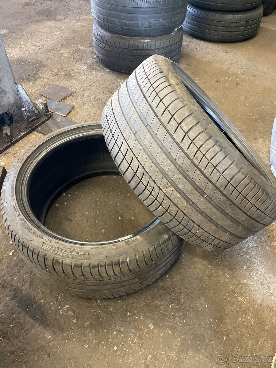 2x letní pneu Michelin 275/45 R19, 2x4,5mm, DOT 18