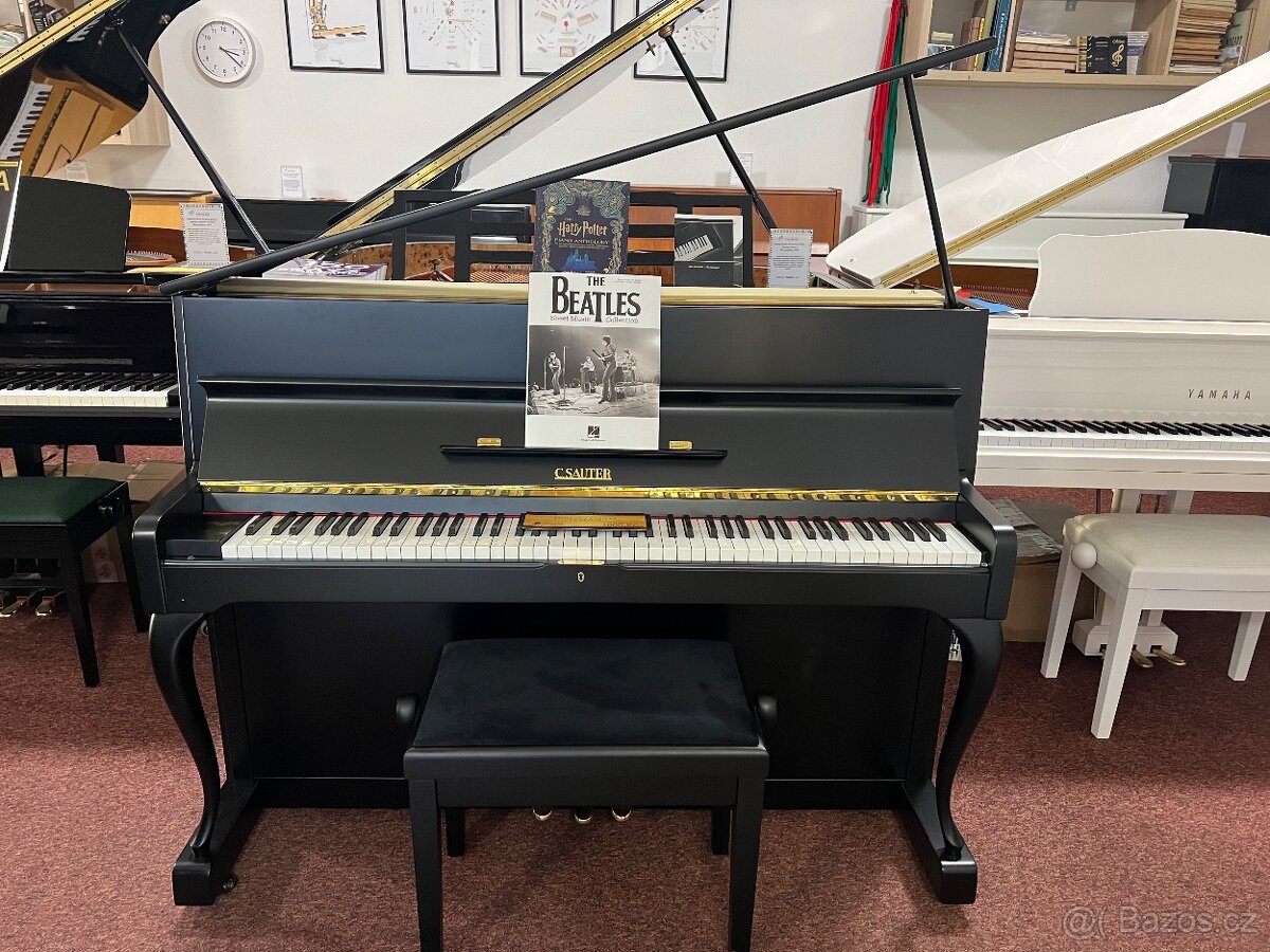 Německé pianino C.Sauter po opravě, se zárukou, PRODÁNO.