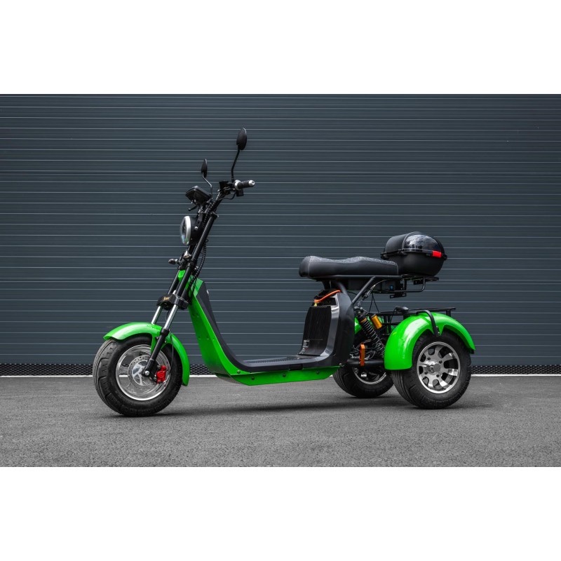 Elektrická tříkolka Leramotors C5, zelená