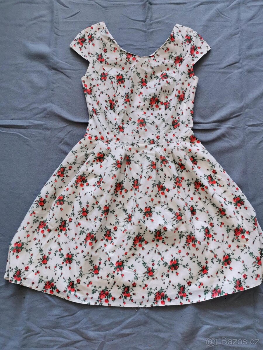 🌸 Květinové šaty Handmade, vel. 36 🌸