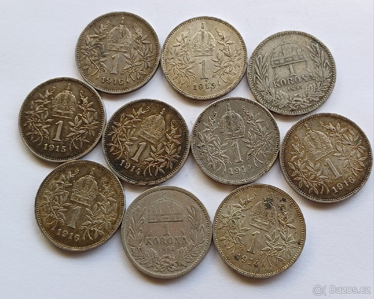 10 x 1 koruna FJI RU