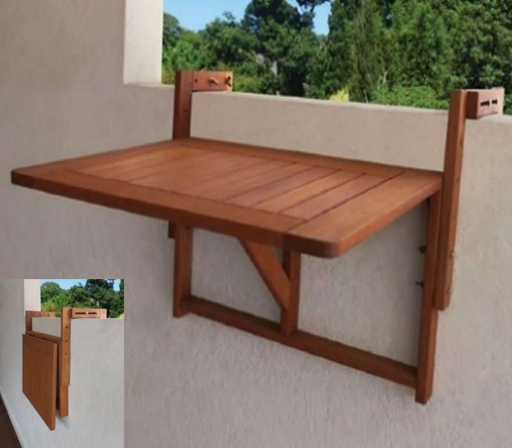 Závěsný stůl na balkon