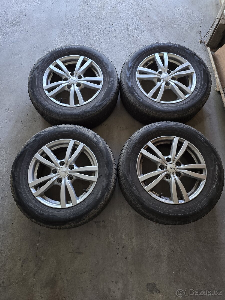 4ks pneu NOKIAN 215/65/R16 102H XL + hliníkový disk DEZENT