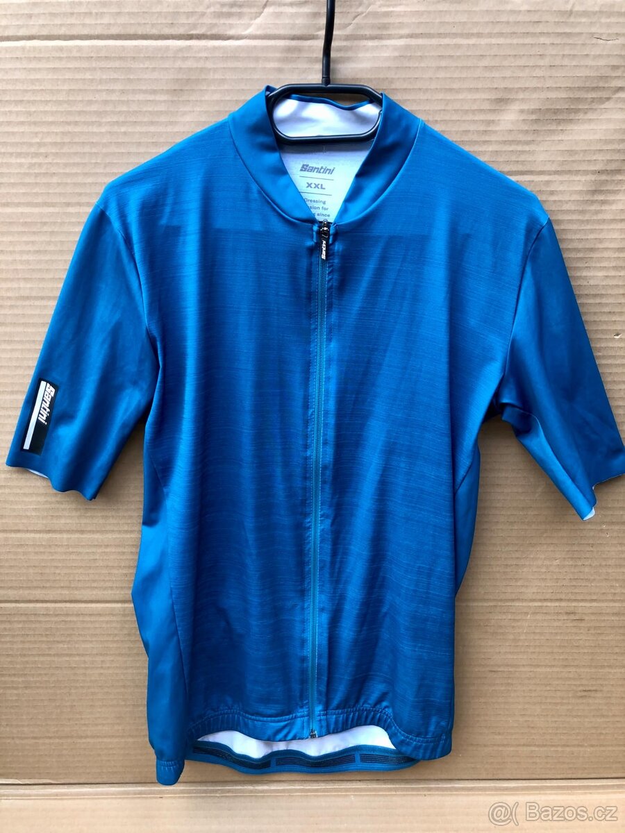 Dres SANTINI COLORE PT Jersey, Petrol Green - vel. XXL