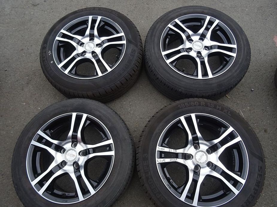 Alu disky na Škoda, VW, 15", 5x100,ET 38, letní sada