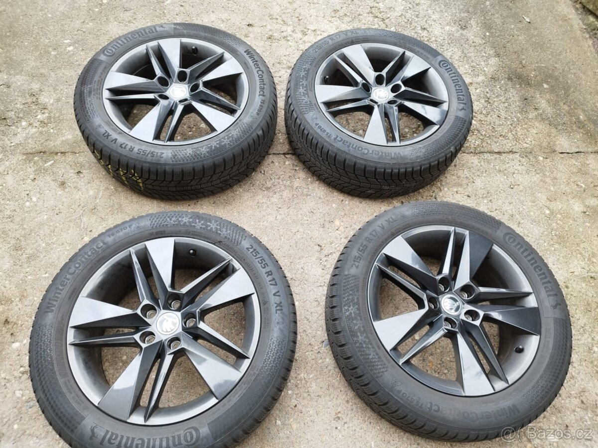 Sada ALU kola Škoda Superb III originál