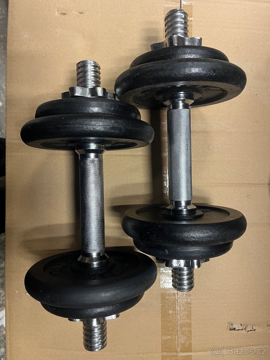 Jednoruční nakládací činky