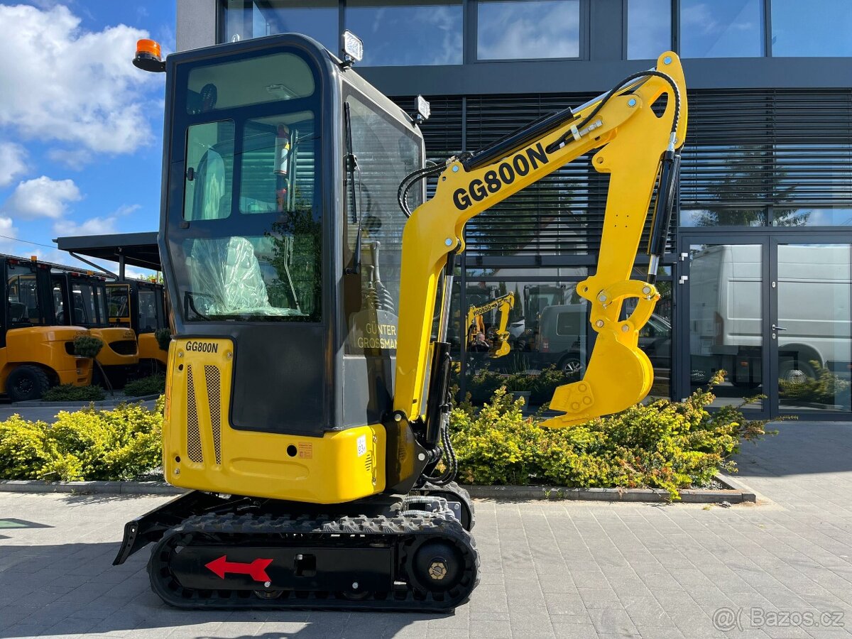 Minibáger GG 800NC Koncoročná AKCIA + Dovoz GRÁTIS