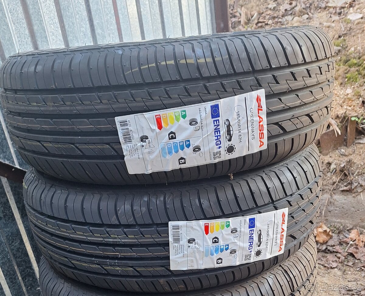 Nové pneumatiky Lassa 185/60 R14
