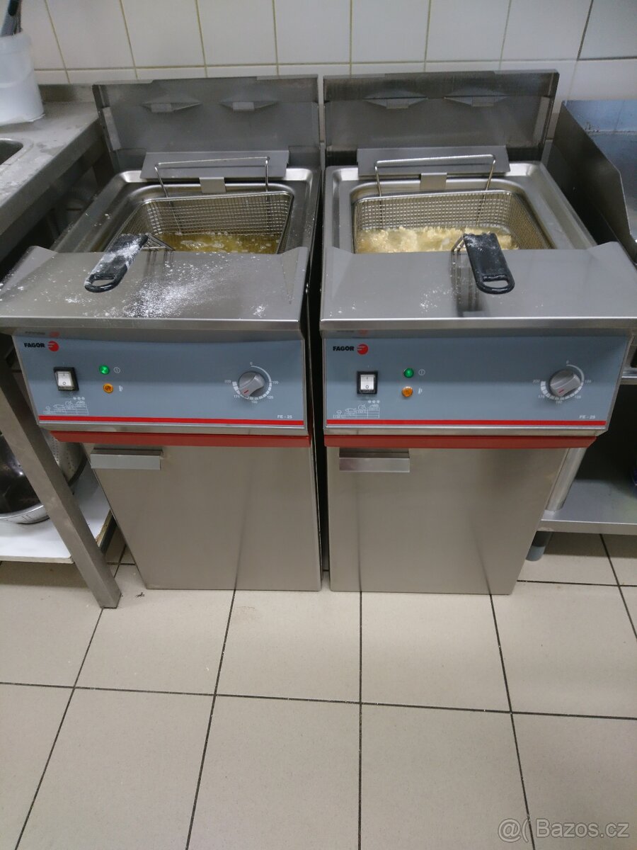 Elektrická fritéza FAGOR FE-25 + náhradní koše