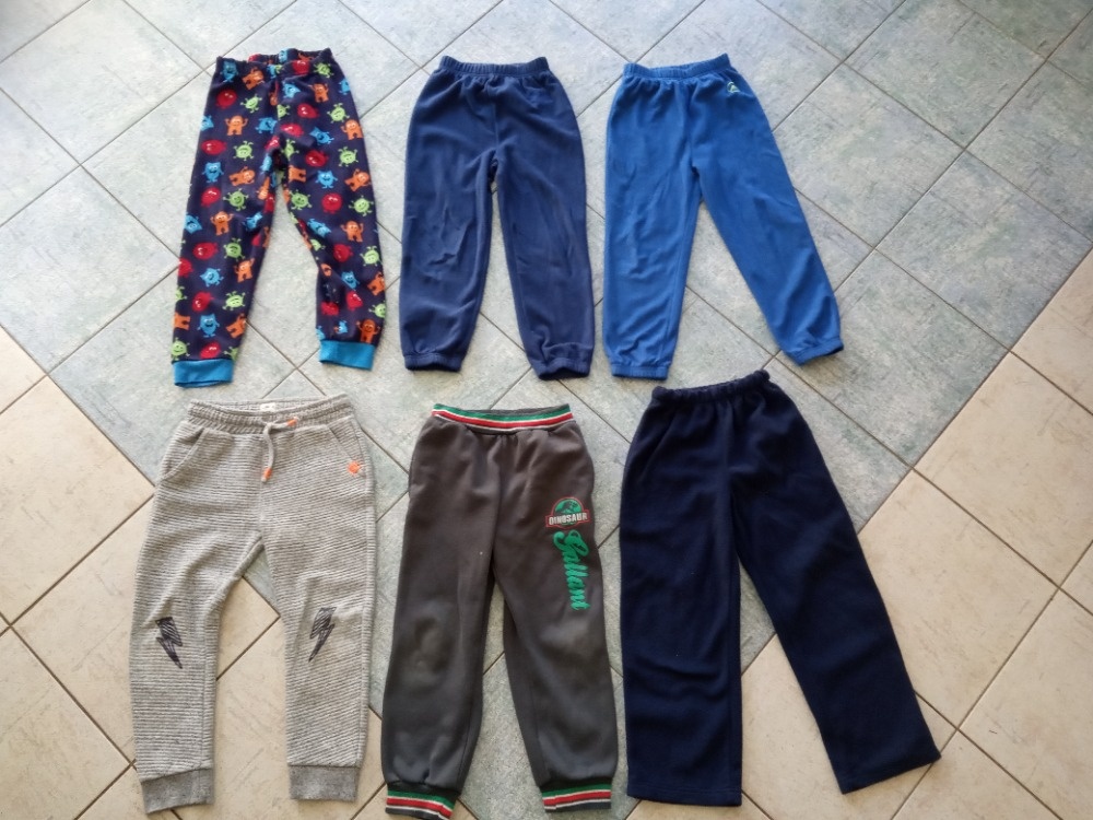 Rifle, tepláky, flecové, vyteplené, pogumované -110/116