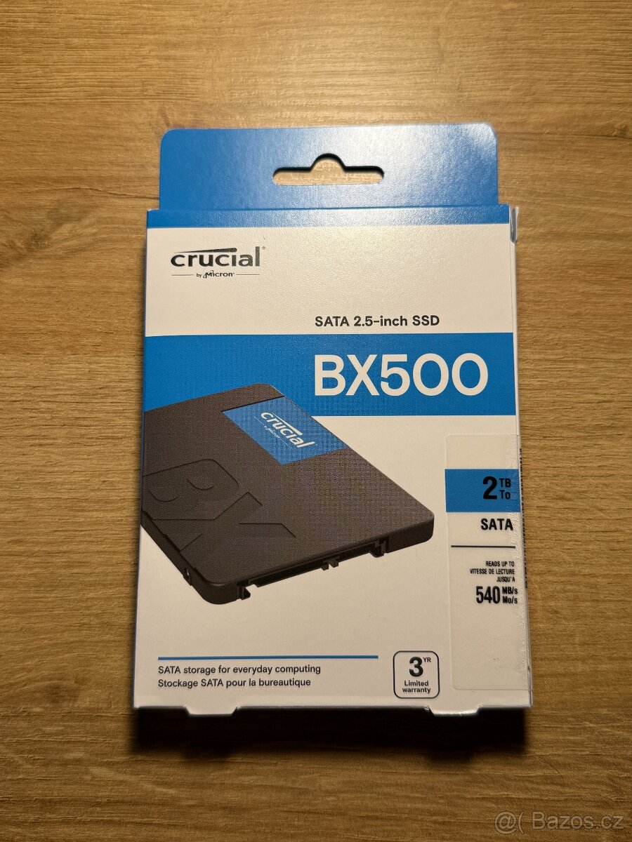 Crucial BX500 2TB SATA SSD | Nový | Záruka