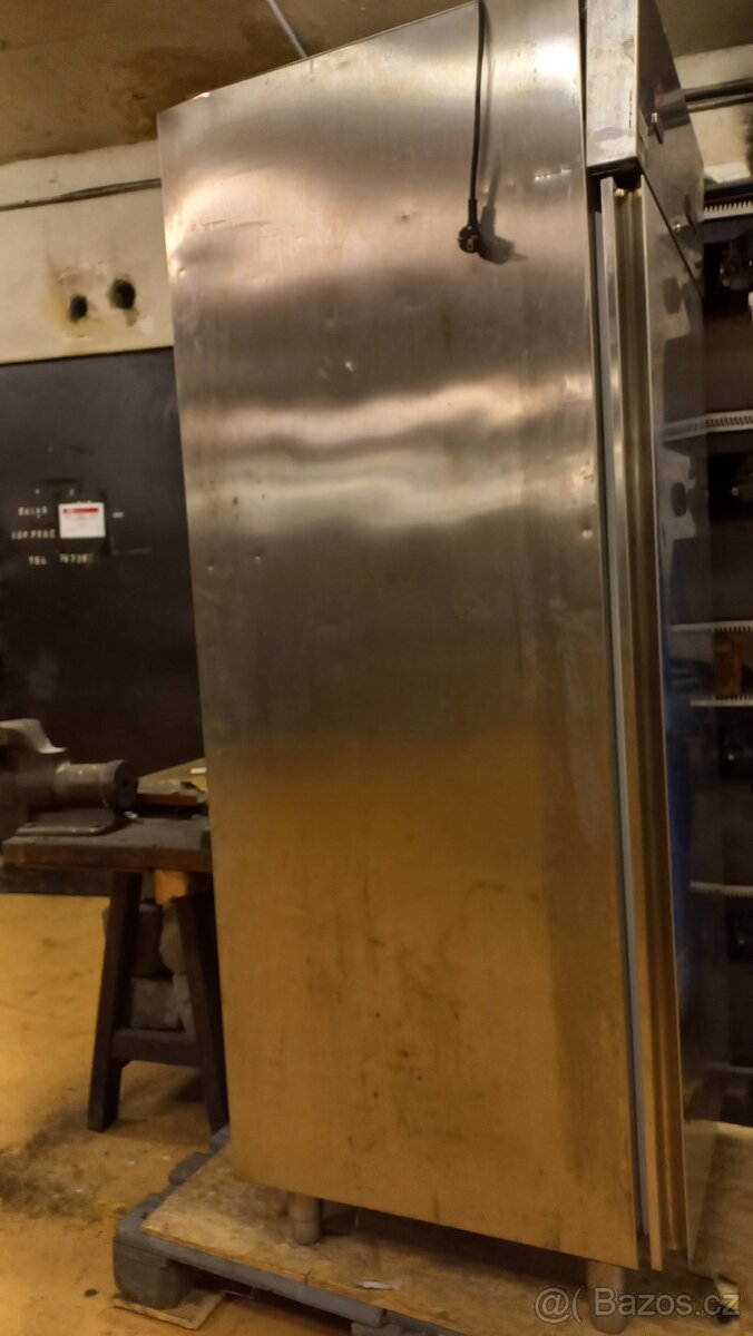 kotel alba + mraznice nerez profi gastro plně funkční mrazák