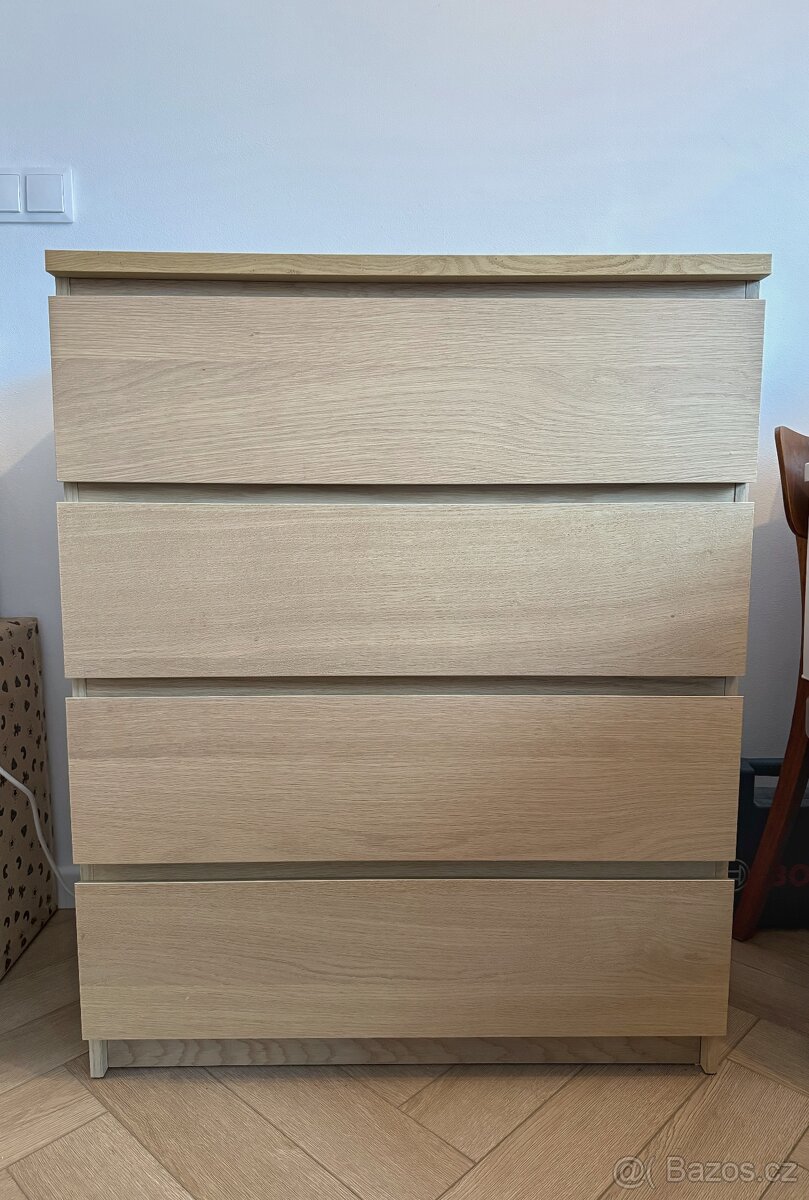 Ikea Malm komoda 4 zásuvky
