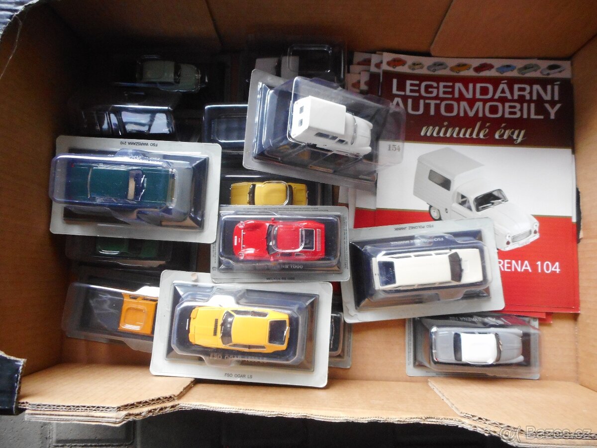 Kompletní série modelů aut