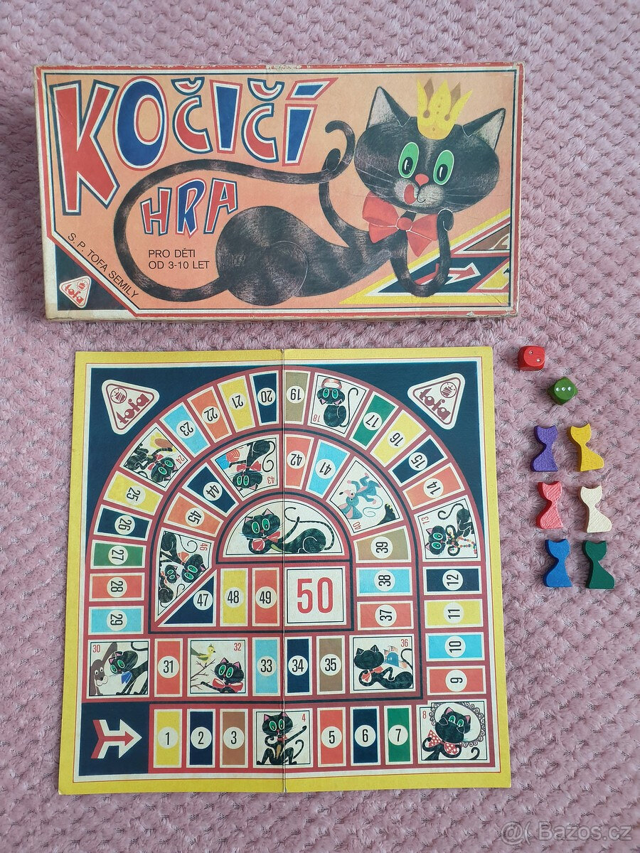 Kočičí hra Tofa společenská stolní desková hra