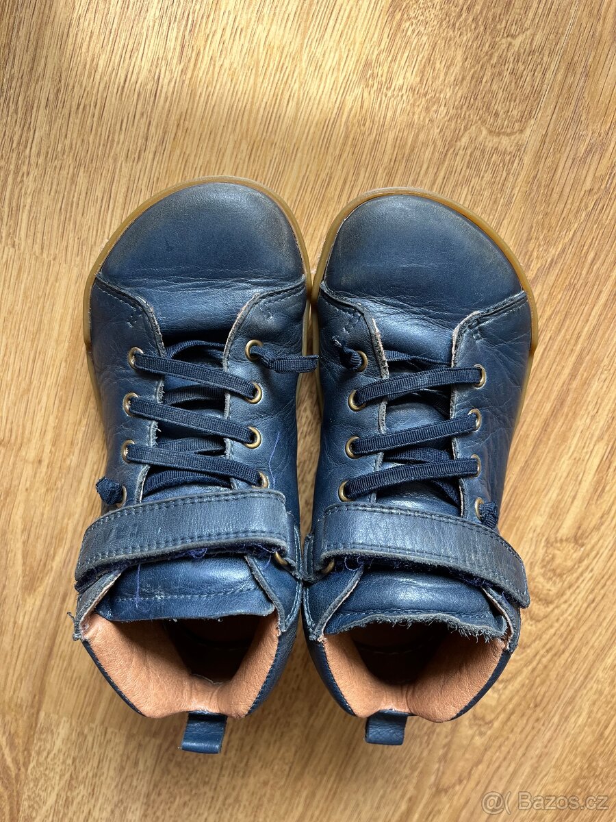 Crave Bergan dark blue. Celoroční barefoot boty. Vel. 28