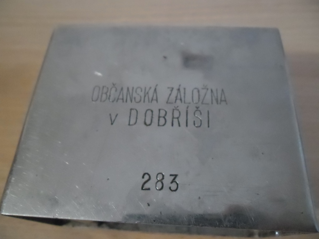 STARÁ POKLADNIČKA - OBČANSKÁ ZÁLOŽNA V DOBŘÍŠI
