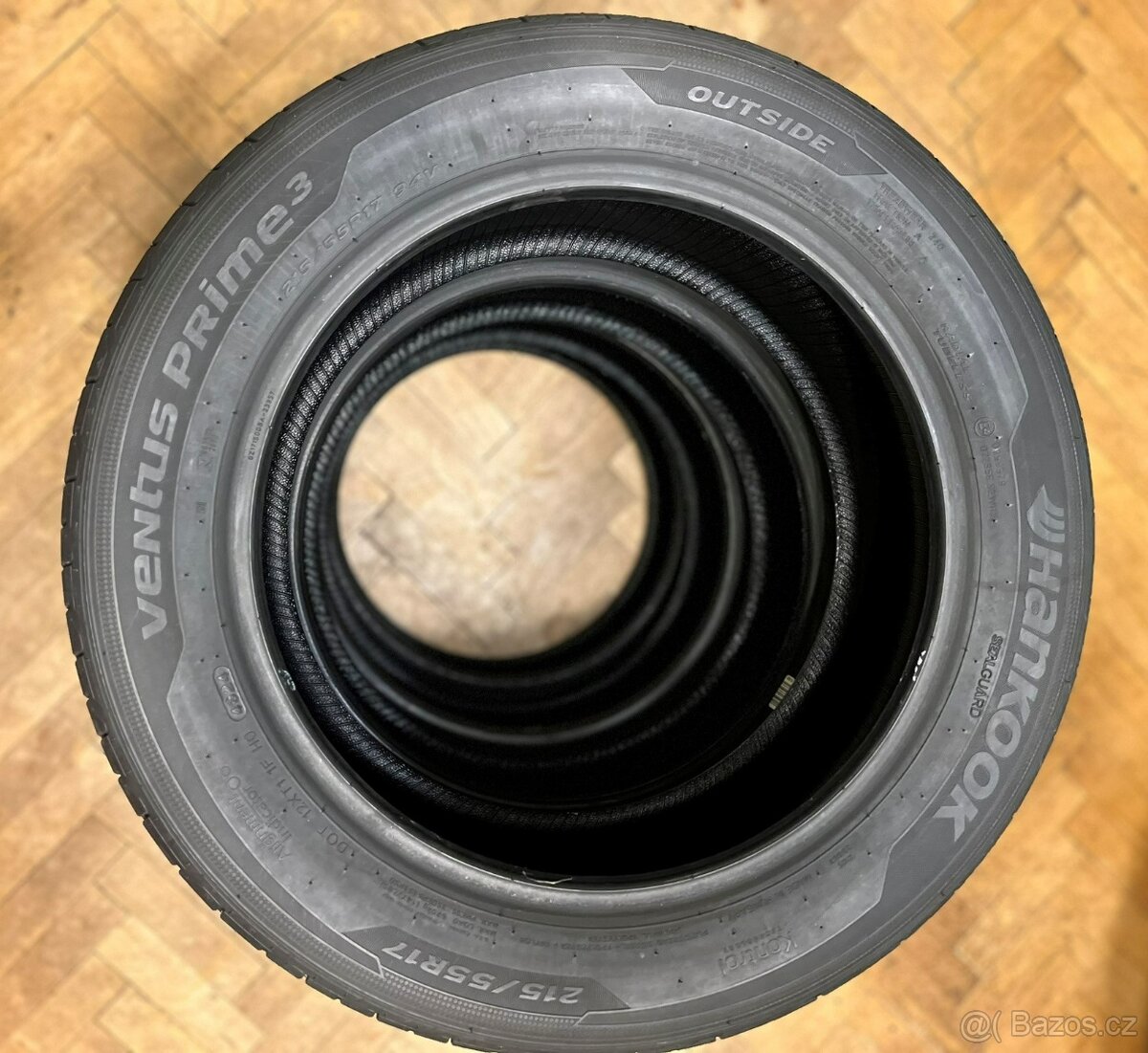 Hankook Ventus Prime3 215/55 R17, prodám 4ks nové
