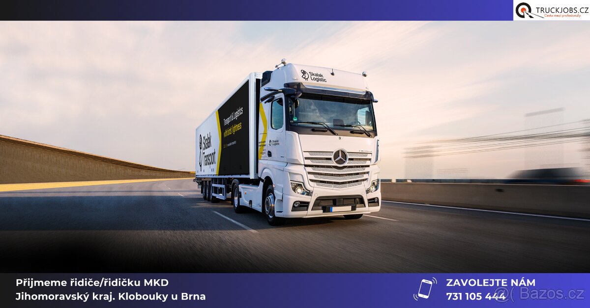 Nabídka práce: ŘIDIČ/ŘIDIČKA C+E na MKD