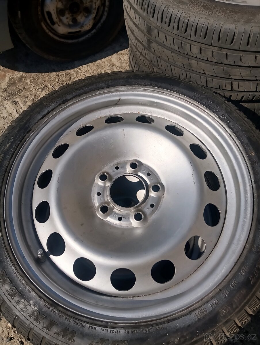 Prodám zimní plech.kola 5x120