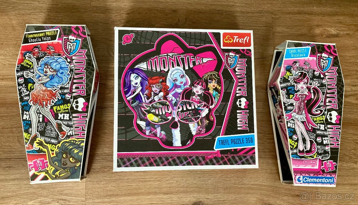 Monster high puzzle 3 ks