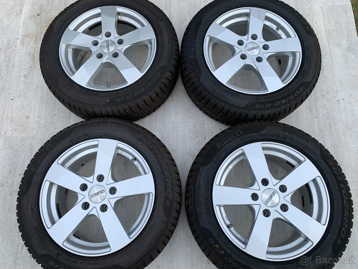 Alu kola 5x120 R16 Dezent Zimní zánovní