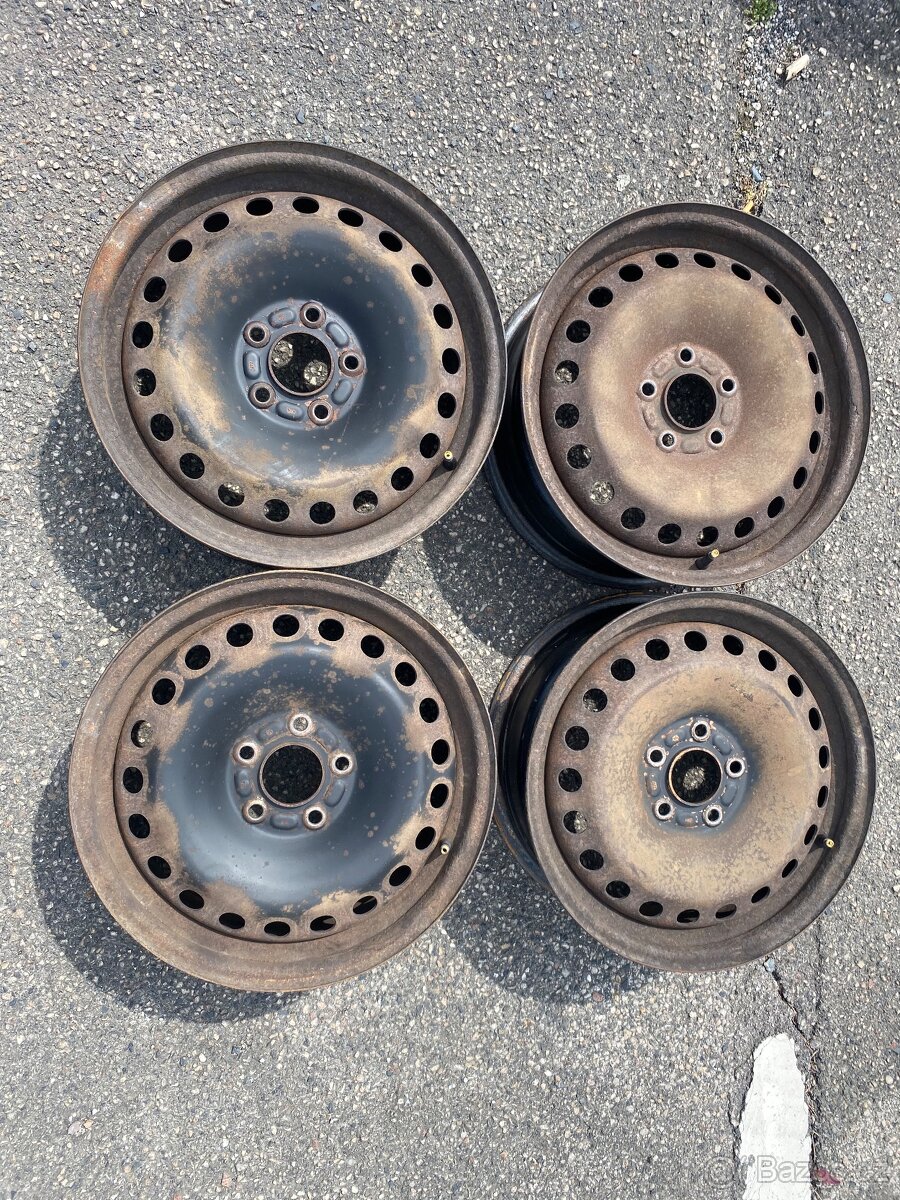 Ford plechové disky - 4 kusy 6,5Jx16 5x108 ET52,5