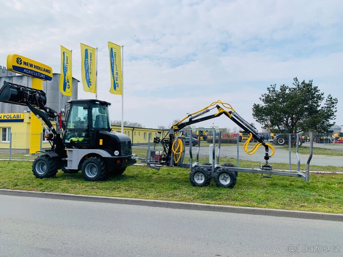 Vyvážečka dřeva HRW3 motor Honda akce