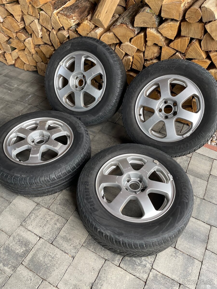 Alu kola 5x100 včetně pneu 205/60 R15