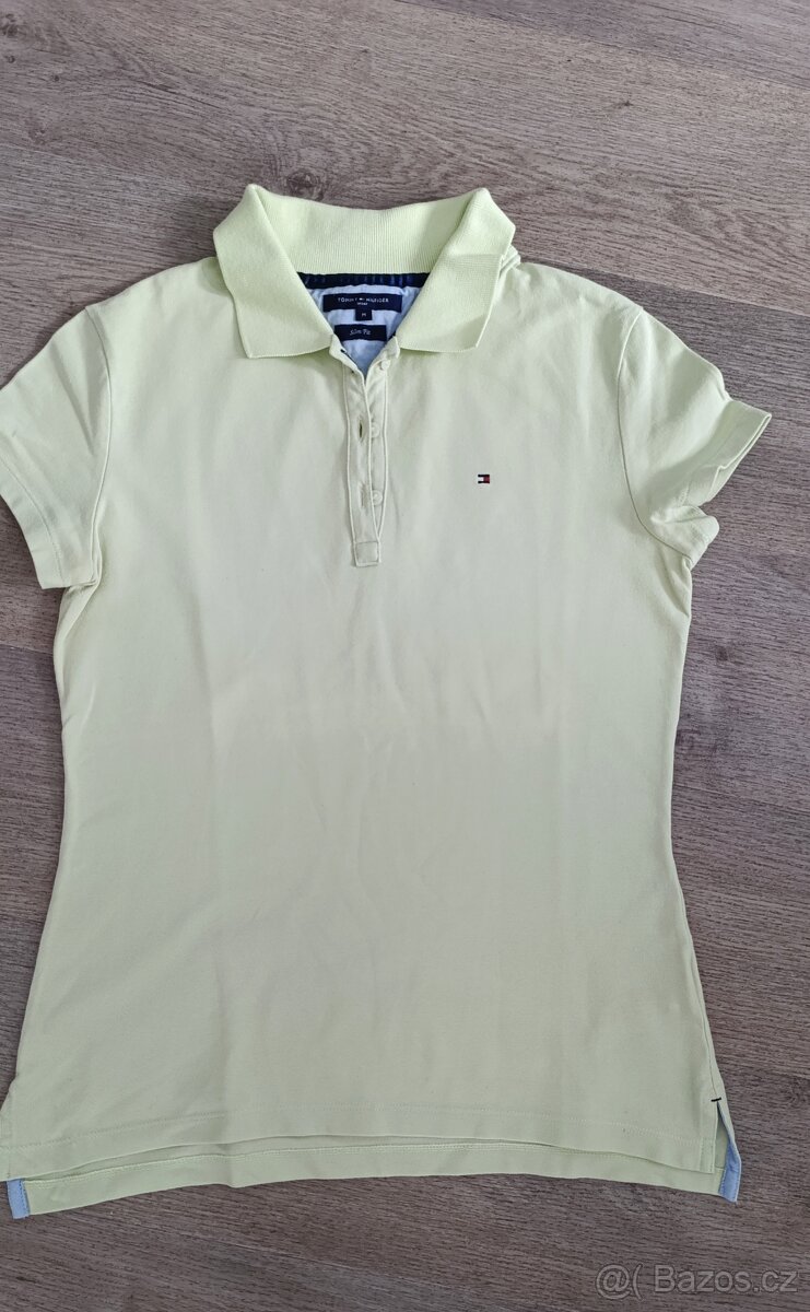 Dámské tričko s límečkem Tommy Hilfiger